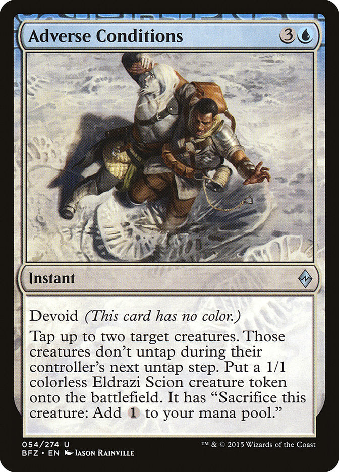 Adverse Conditions [Battle for Zendikar] Magic: The Gathering