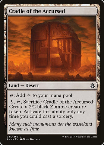 Cradle of the Accursed [Amonkhet] Magic: The Gathering