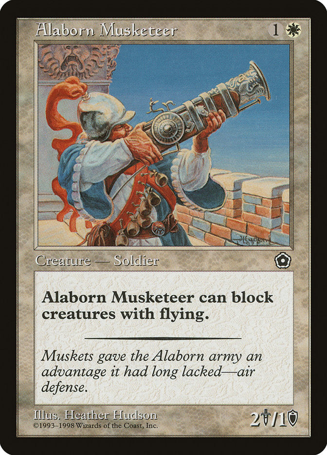 Alaborn Musketeer [Portal Second Age] Magic: The Gathering