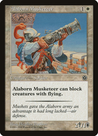 Alaborn Musketeer [Portal Second Age] Magic: The Gathering