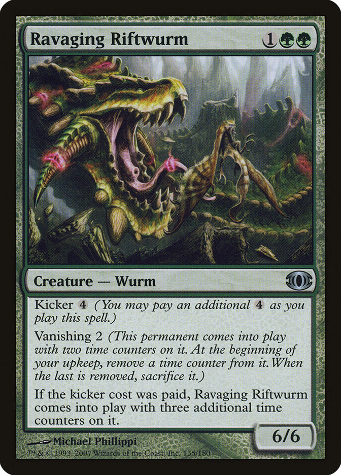 Ravaging Riftwurm [Future Sight] Magic: The Gathering