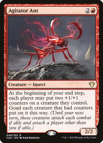 Agitator Ant [Commander 2020] Magic: The Gathering