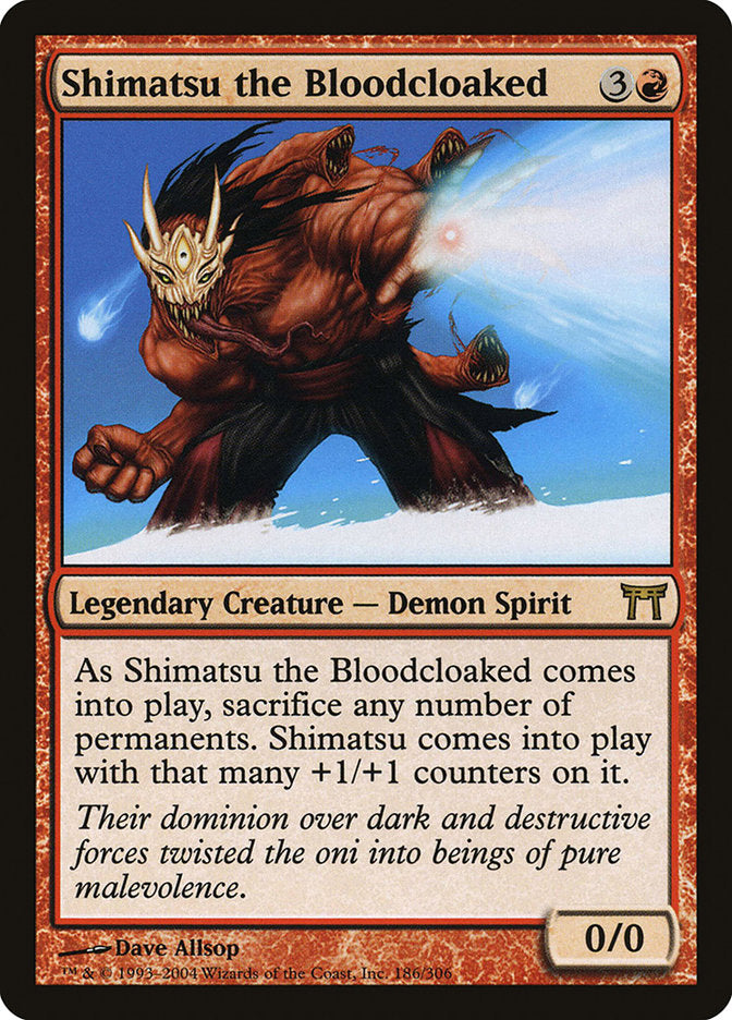 Shimatsu the Bloodcloaked [Champions of Kamigawa] Magic: The Gathering
