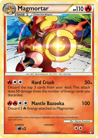 Magmortar (16/95) [HeartGold & SoulSilver: Call of Legends] Pokémon