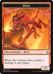 Devil // Satyr Double-Sided Token [Challenger Decks 2020 Tokens] Magic: The Gathering