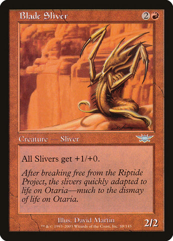 Blade Sliver [Legions] Magic: The Gathering