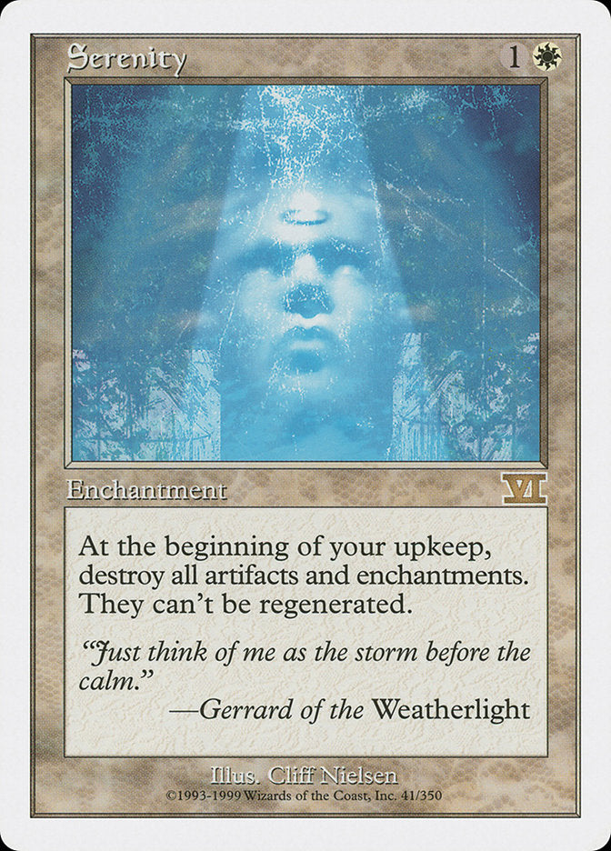 Serenity [Classic Sixth Edition] Magic: The Gathering