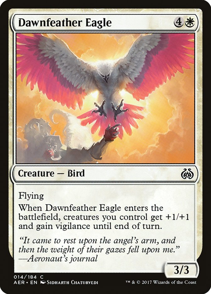 Dawnfeather Eagle [Aether Revolt] Magic: The Gathering