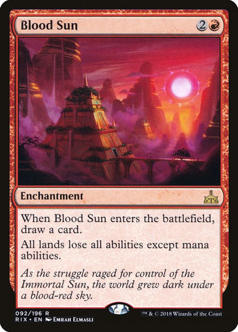 Blood Sun [Rivals of Ixalan] Magic: The Gathering