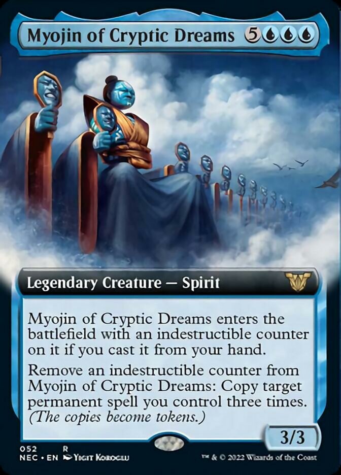 Myojin of Cryptic Dreams (Extended Art) [Kamigawa: Neon Dynasty Commander] Magic: The Gathering