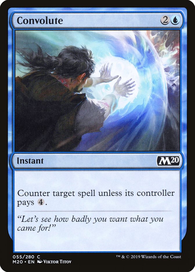 Convolute [Core Set 2020] Magic: The Gathering