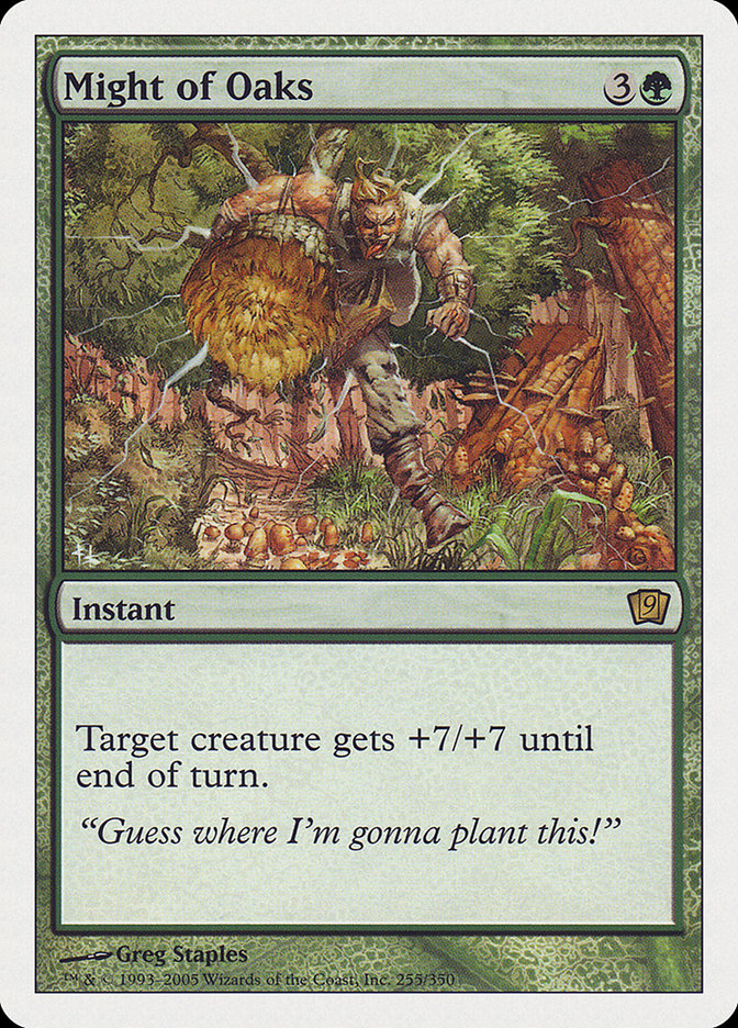 Might of Oaks [Ninth Edition] Magic: The Gathering
