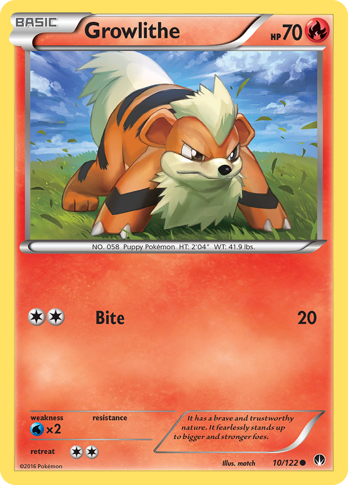 Growlithe (10/122) [XY: BREAKpoint]