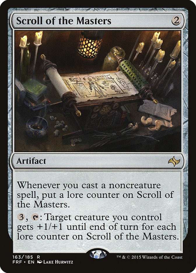 Scroll of the Masters [Fate Reforged] Magic: The Gathering