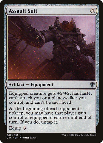 Assault Suit [Commander 2016] Magic: The Gathering
