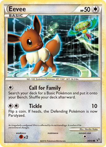 Eevee (48/90) [HeartGold & SoulSilver: Undaunted] Pokémon