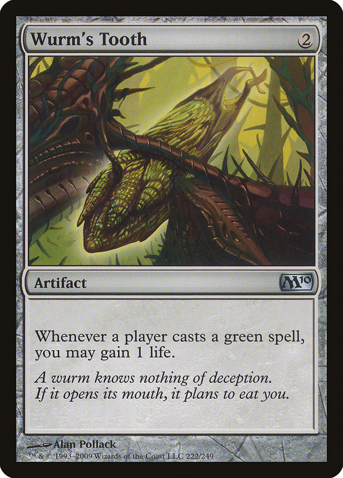 Wurm's Tooth [Magic 2010] Magic: The Gathering