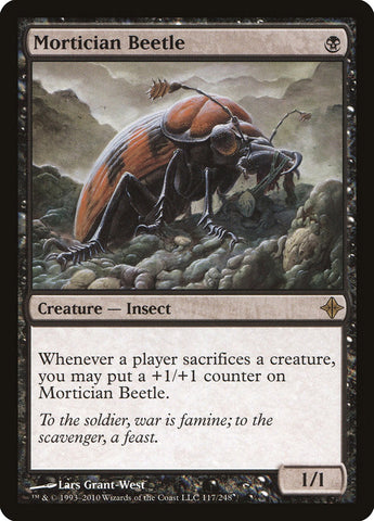 Mortician Beetle [Rise of the Eldrazi] Magic: The Gathering