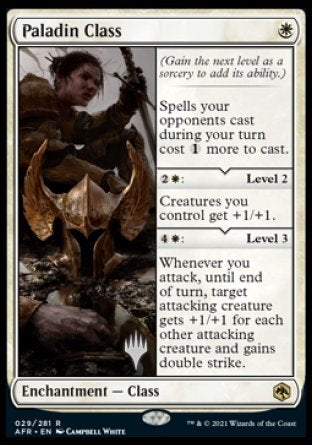 Paladin Class (Promo Pack) [Dungeons & Dragons: Adventures in the Forgotten Realms Promos] Magic: The Gathering