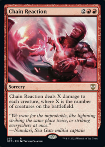 Chain Reaction [Streets of New Capenna Commander] Magic: The Gathering