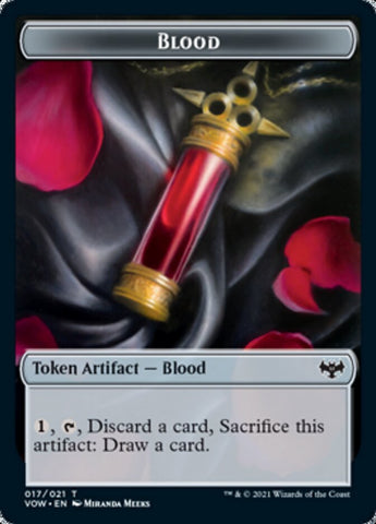Blood Token [Innistrad: Crimson Vow Tokens] Magic: The Gathering