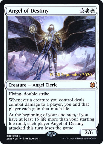 Angel of Destiny [Zendikar Rising Prerelease Promos] Magic: The Gathering