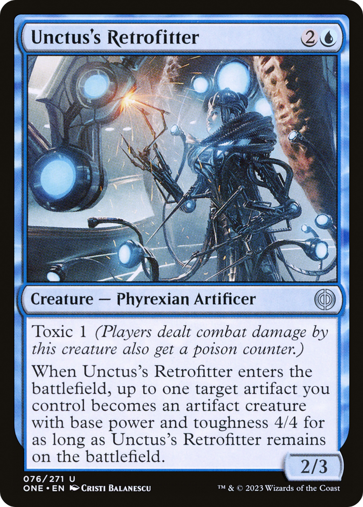 Unctus's Retrofitter [Phyrexia: All Will Be One] Magic: The Gathering
