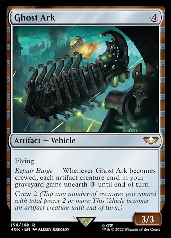 Ghost Ark (Surge Foil) [Warhammer 40,000] Magic: The Gathering
