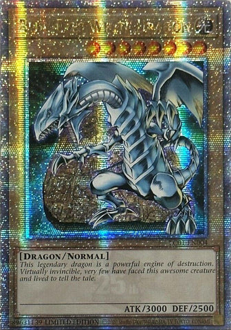 Blue-Eyes White Dragon (25th Anniversary) [LC01-EN004] Quarter Century Secret Rare Yu-Gi-Oh!