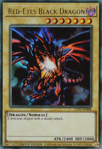Red-Eyes Black Dragon (25th Anniversary) [LC01-EN006] Ultra Rare Yu-Gi-Oh!