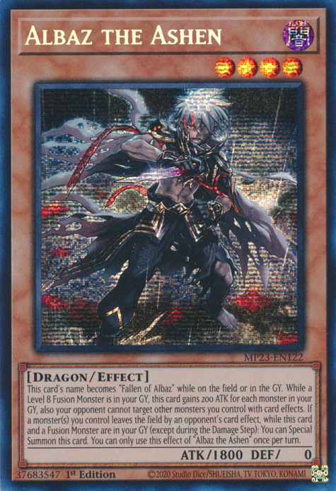 Albaz the Ashen [MP23-EN122] Prismatic Secret Rare Yu-Gi-Oh!