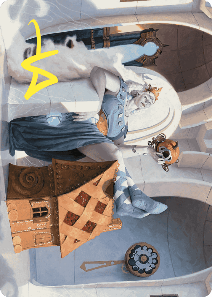Beluna Grandsquall Art Card (Gold-Stamped Signature) [Wilds of Eldraine Art Series] Magic: The Gathering