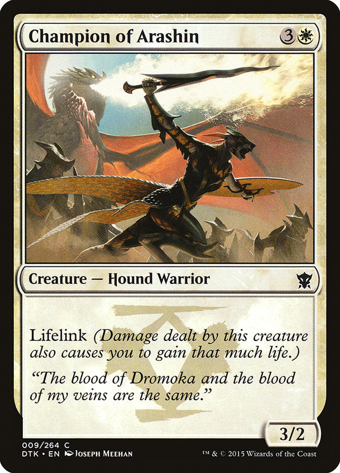 Champion of Arashin [Dragons of Tarkir] Magic: The Gathering
