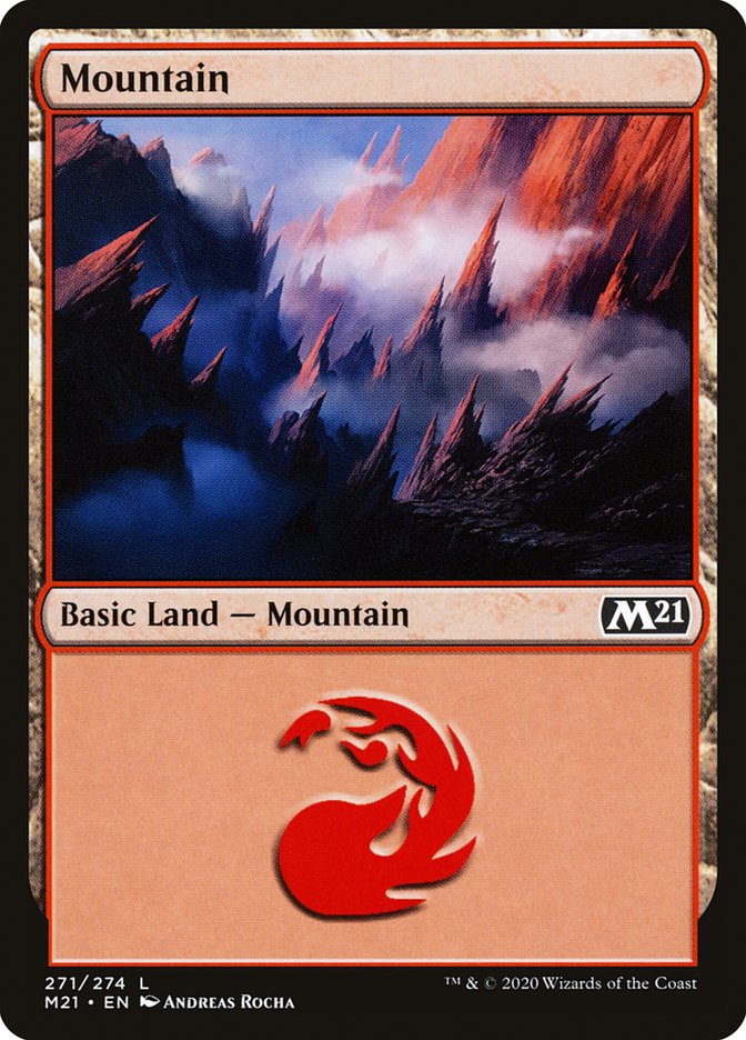 Mountain (271) [Core Set 2021] Magic: The Gathering