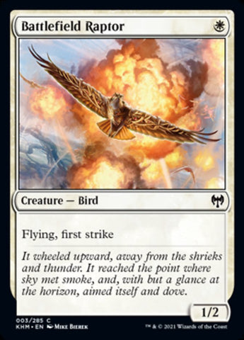 Battlefield Raptor [Kaldheim] Magic: The Gathering