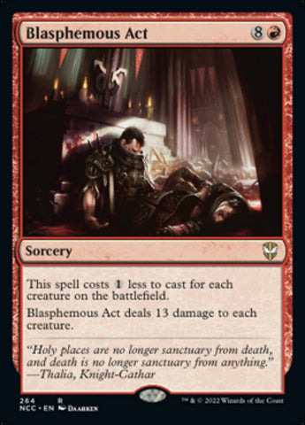 Blasphemous Act [Streets of New Capenna Commander] Magic: The Gathering