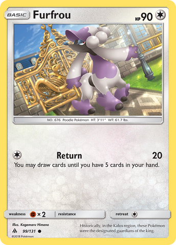 Furfrou (99/131) [Sun & Moon: Forbidden Light] Pokémon