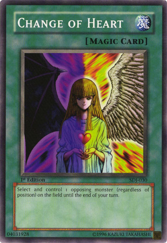 Change of Heart [SDJ-030] Common Yu-Gi-Oh!
