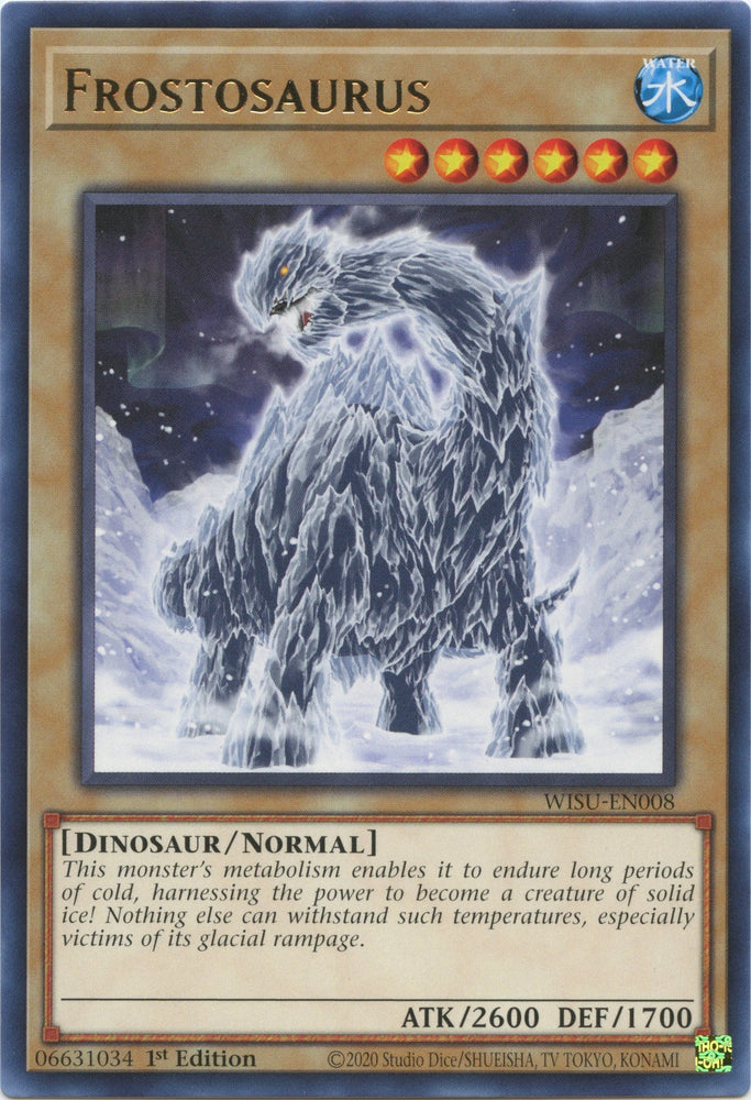 Frostosaurus [WISU-EN008] Rare Yu-Gi-Oh!