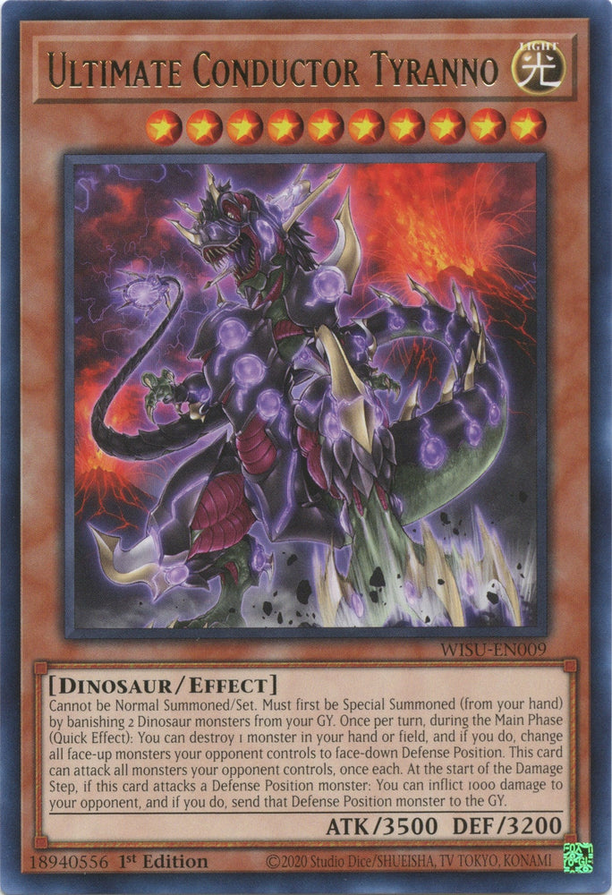Ultimate Conductor Tyranno [WISU-EN009] Rare Yu-Gi-Oh!
