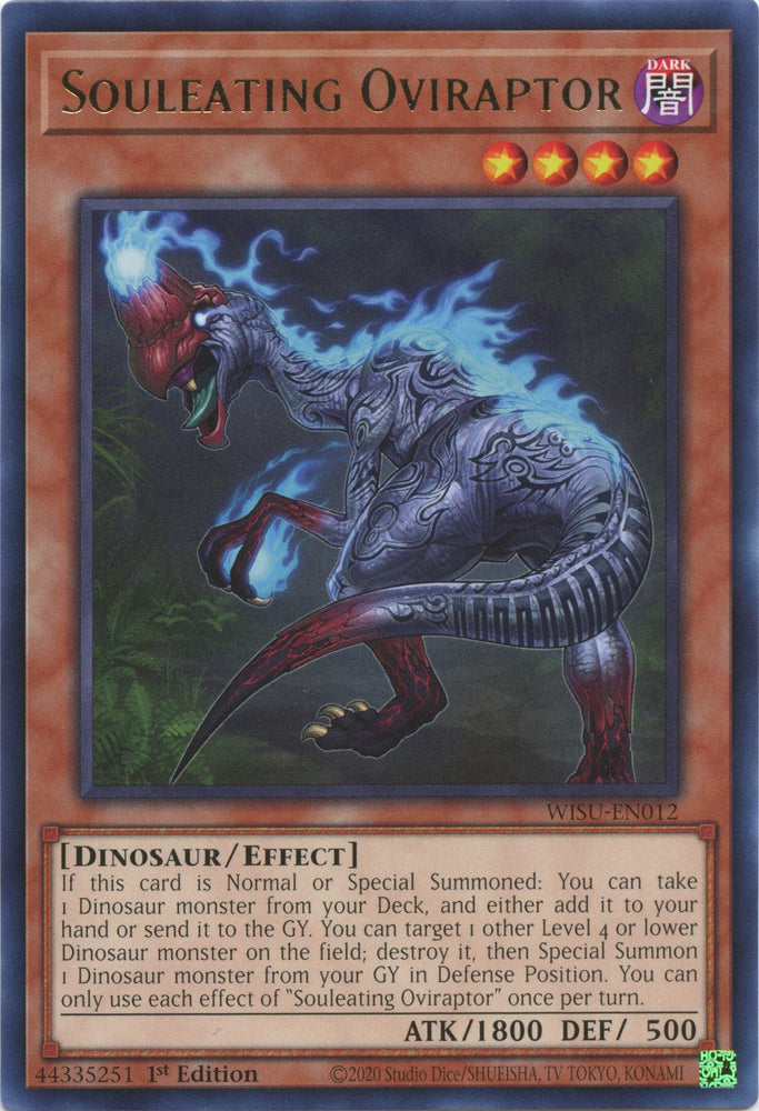 Souleating Oviraptor [WISU-EN012] Rare Yu-Gi-Oh!