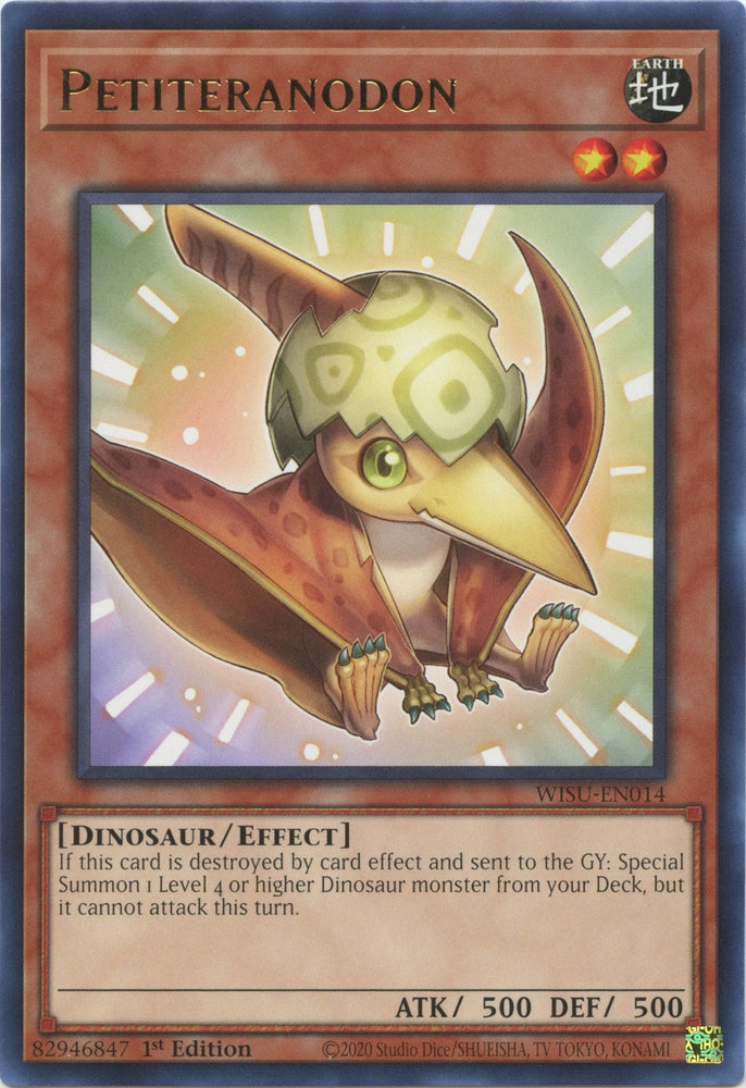 Petiteranodon [WISU-EN014] Rare Yu-Gi-Oh!
