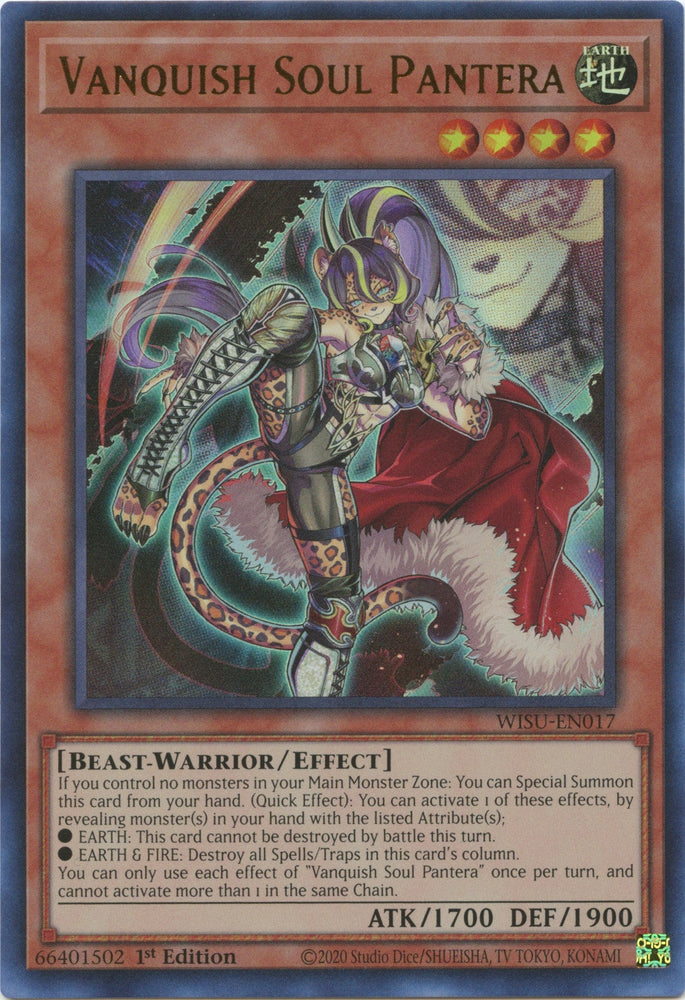 Vanquish Soul Pantera [WISU-EN017] Ultra Rare Yu-Gi-Oh!
