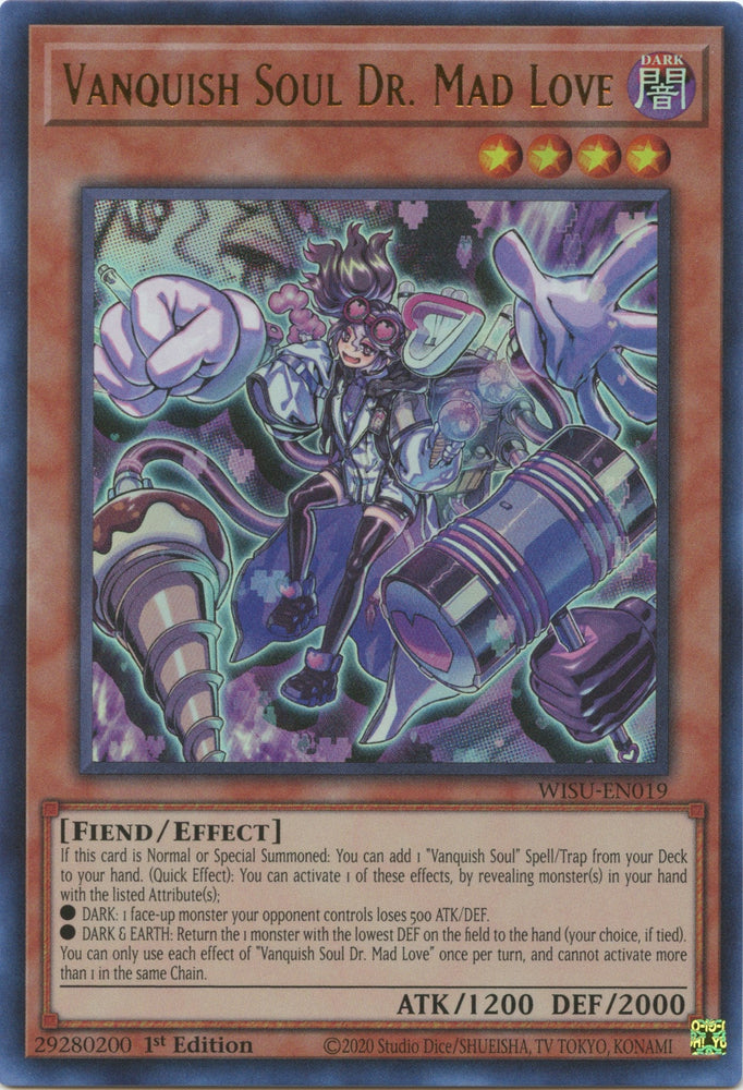 Vanquish Soul Dr. Mad Love [WISU-EN019] Ultra Rare Yu-Gi-Oh!