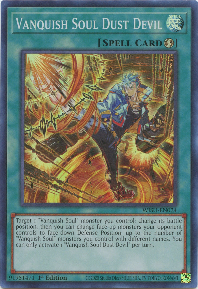 Vanquish Soul Dust Devil [WISU-EN024] Super Rare Yu-Gi-Oh!
