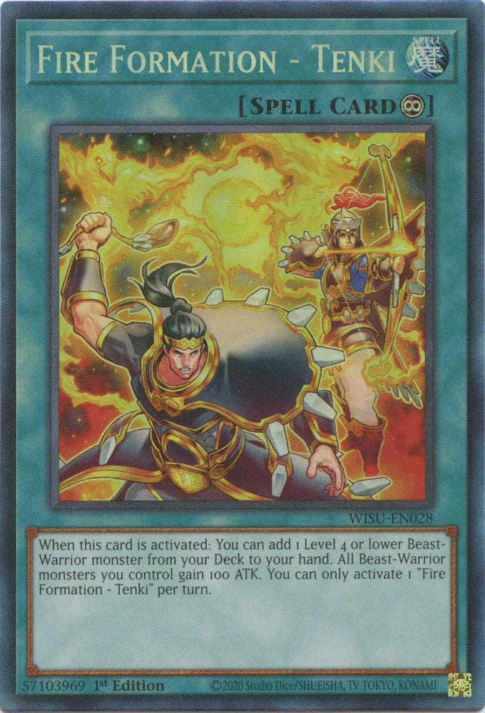 Fire Formation - Tenki [WISU-EN028] Collector's Rare Yu-Gi-Oh!