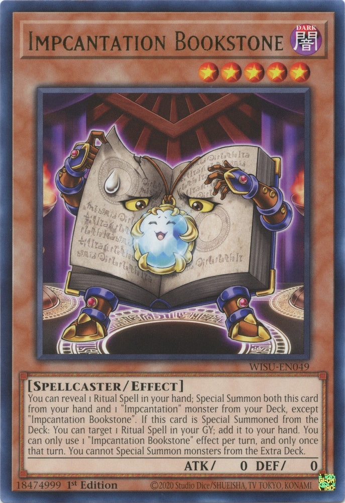 Impcantation Bookstone [WISU-EN049] Rare Yu-Gi-Oh!