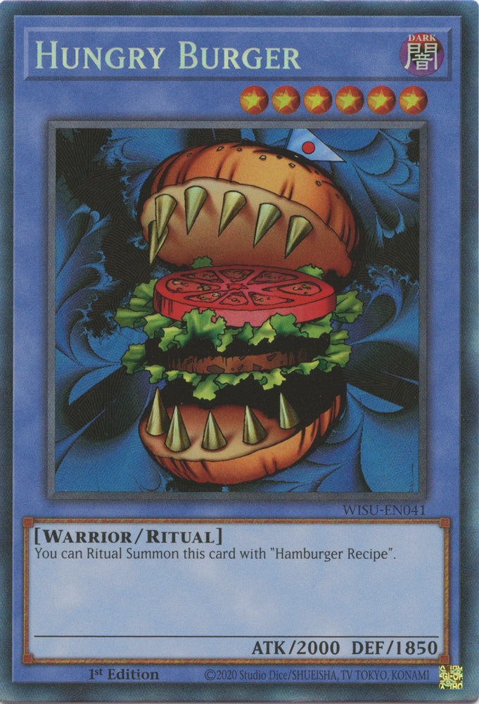 Hungry Burger [WISU-EN041] Collector's Rare Yu-Gi-Oh!