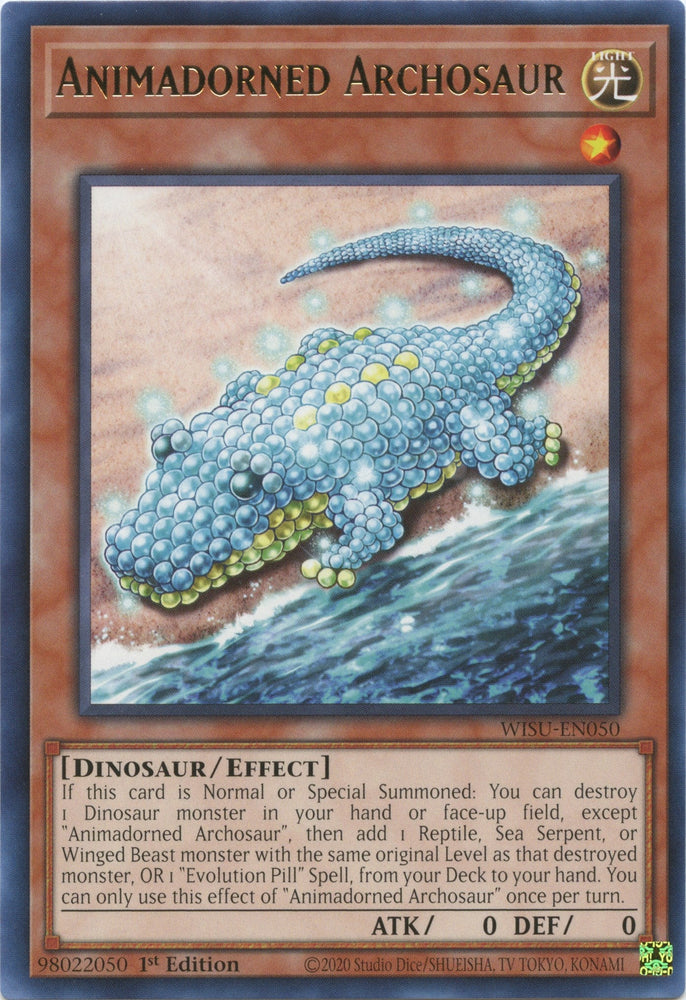 Animadorned Archosaur [WISU-EN050] Rare Yu-Gi-Oh!