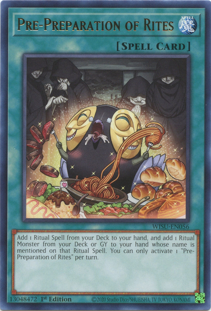 Pre-Preparation of Rites [WISU-EN056] Rare Yu-Gi-Oh!